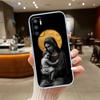 RE62 Virgen Maria Transparent Phone Case for Motorola Moto Edge 20 30 40 50 S30 Fusion Ultra Pro Neo Lite + G200 G23