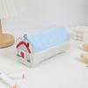 Girl Heart Shaped Pencil Case With Embroidery Large Capacity Organizer For School And Home
