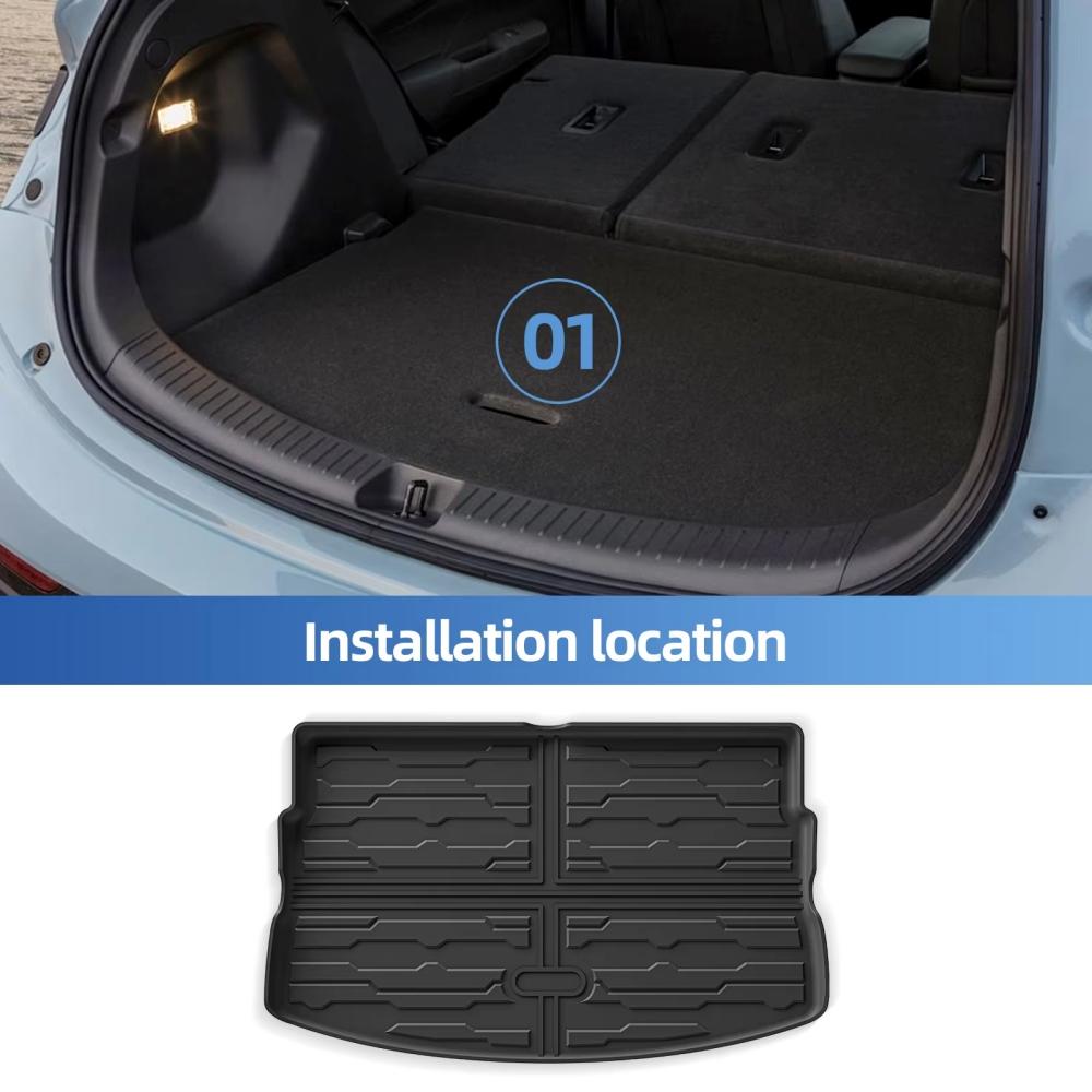 For Chevrolet Bolt EV 2025 2025 2025 Car Floor Mats Cargo Liner Trunk Pad TPE 3D Floor Mat Trunk Mat Left Hand Drive