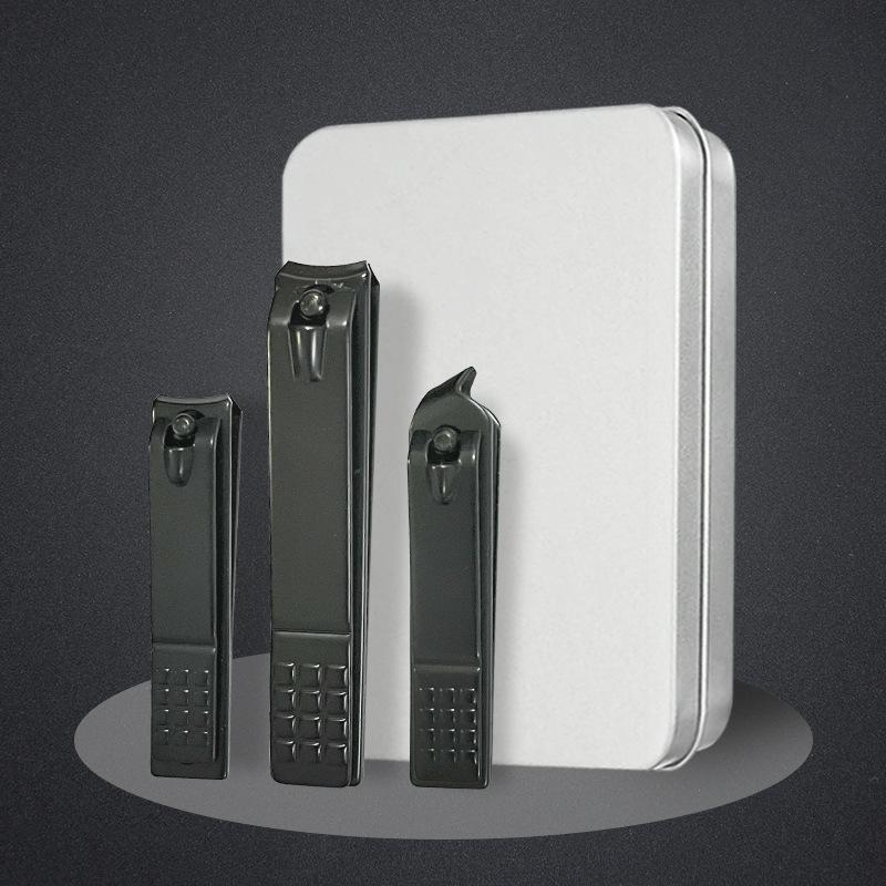 Stainless Steel Nail Clipper Set Full Set of Nail Clippers for Home Cut Toe Thick Nail Nail Diagonal Clippers Large Nail Clippers