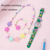 New CHILDREN'S Watch Can Love 3D Pattern Rainbow Flowers CHILDREN'S Quartz Watch Plastic Strap