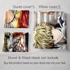 Anime Characters Design. Bedding Duvet Cover Sets Duvet Covers Pillowcases Gifts (1 * Duvet Cover 2 * Pillowcases, Without Duvet Insert)