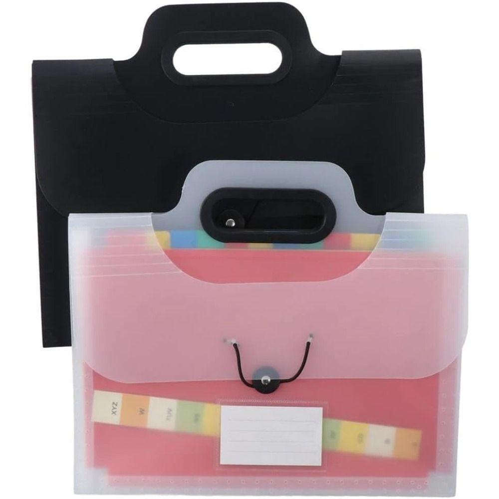 13 Pocket Accordion Folder with Handle a4 Document Bag Expanded File Holder  Document Storage