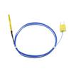 K Type Flat Temperature Probe for Narrow Slit Temperature Sensing 1m Length 5CM Sensing Tip Compatible with NR81510 Model