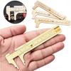 1pc Brass Vernier Caliper, Dual Scale MM & Inch for Precision Measurement, 0.02mm Accurate Tool for Machinist Jeweler