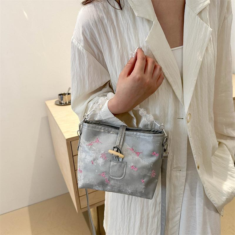 New Niche Design Personalized Handbag New Chinese Style Fashionable Bucket Bag Women Casual Crossbody Women Bag