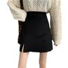 Women's High-Waist A-Line Slit Culottes - Sexy, Casual, Summer-Ready Short Skirt