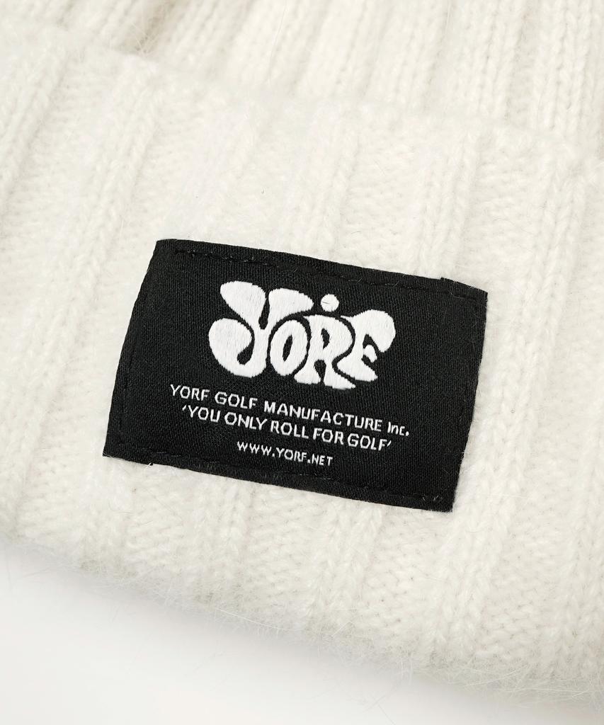 YORF 22 Aw Angora Wool Short Beanie White