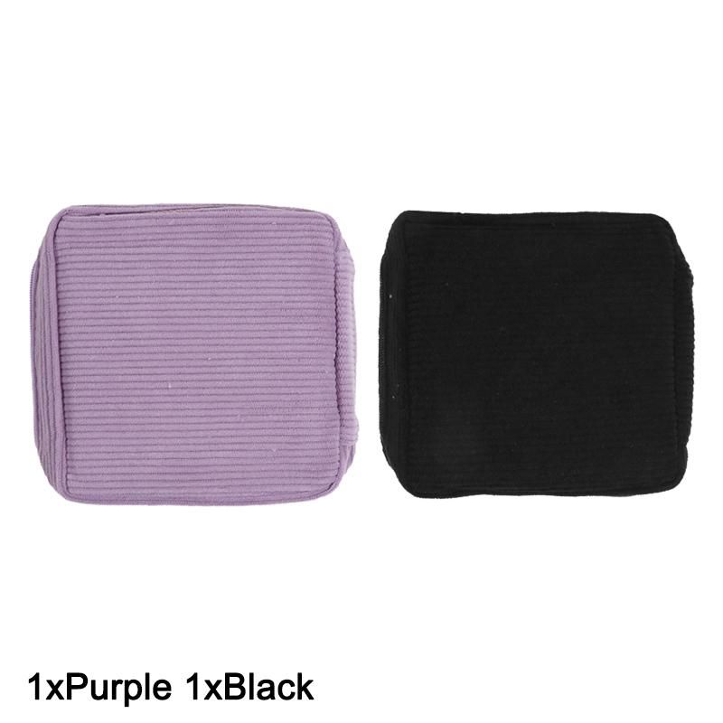 1/2Pcs Makeup Bags Mini Cosmetic Storage Pouch Women Travel Organizer Bags Small Pouch Lipstick Sanitary Napkins Case