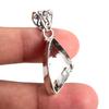 Natural Green Amethyst Gemstone 925 Solid Sterling Silver Gift Pendant 1.4" B5W41