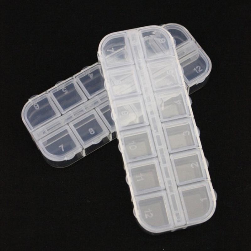 Clear Jewelry Box Plastic Storage Display Painting Container Organizer 12 sizes Clear Jewelry Box Plastic Storage Display Painting Container Organizer 12 sizes
