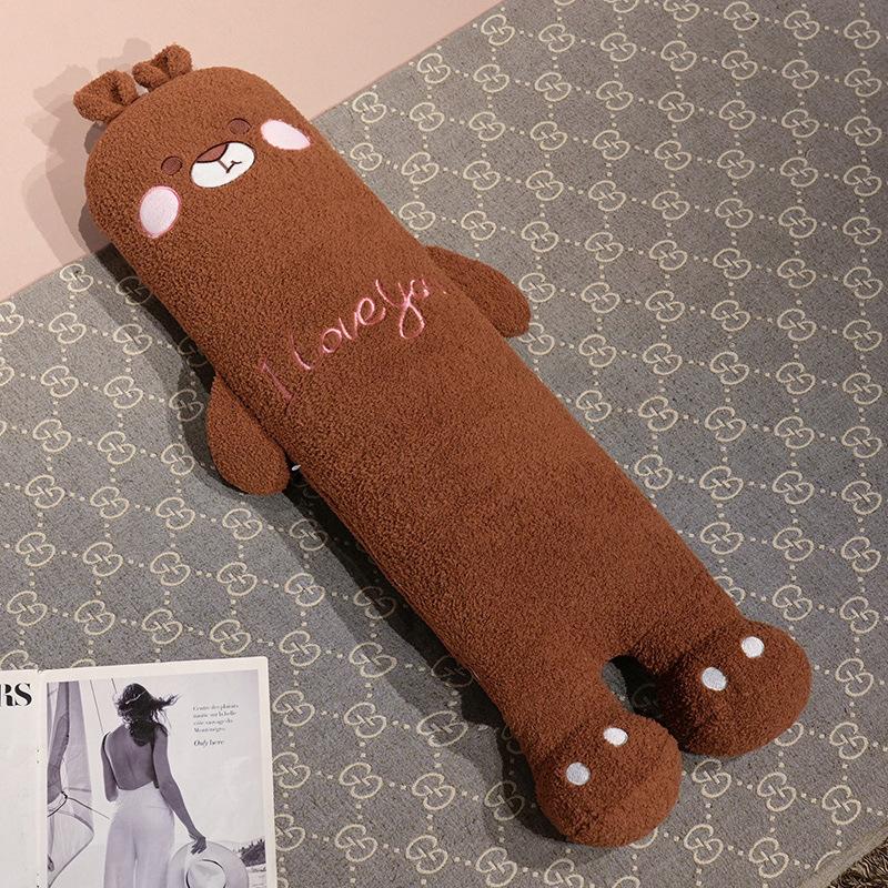 

Признание в День святого Валентина Длинная подушка Съемный кролик слон собака плюшевая кукла длинная подушка подарок на день рождения для девочки 100cm