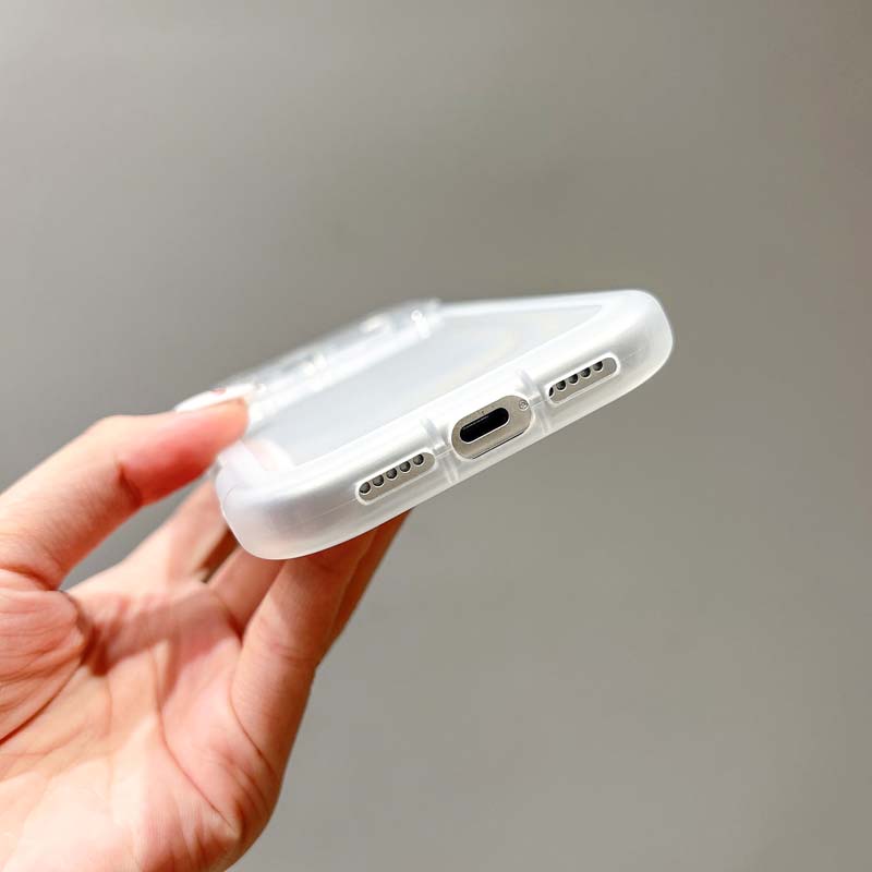 Transparent Silicone TPU Phone Case for IPhone 17 Air 16 15 14 13 12 Pro Max Soft Airbag Shock Bumper Funda