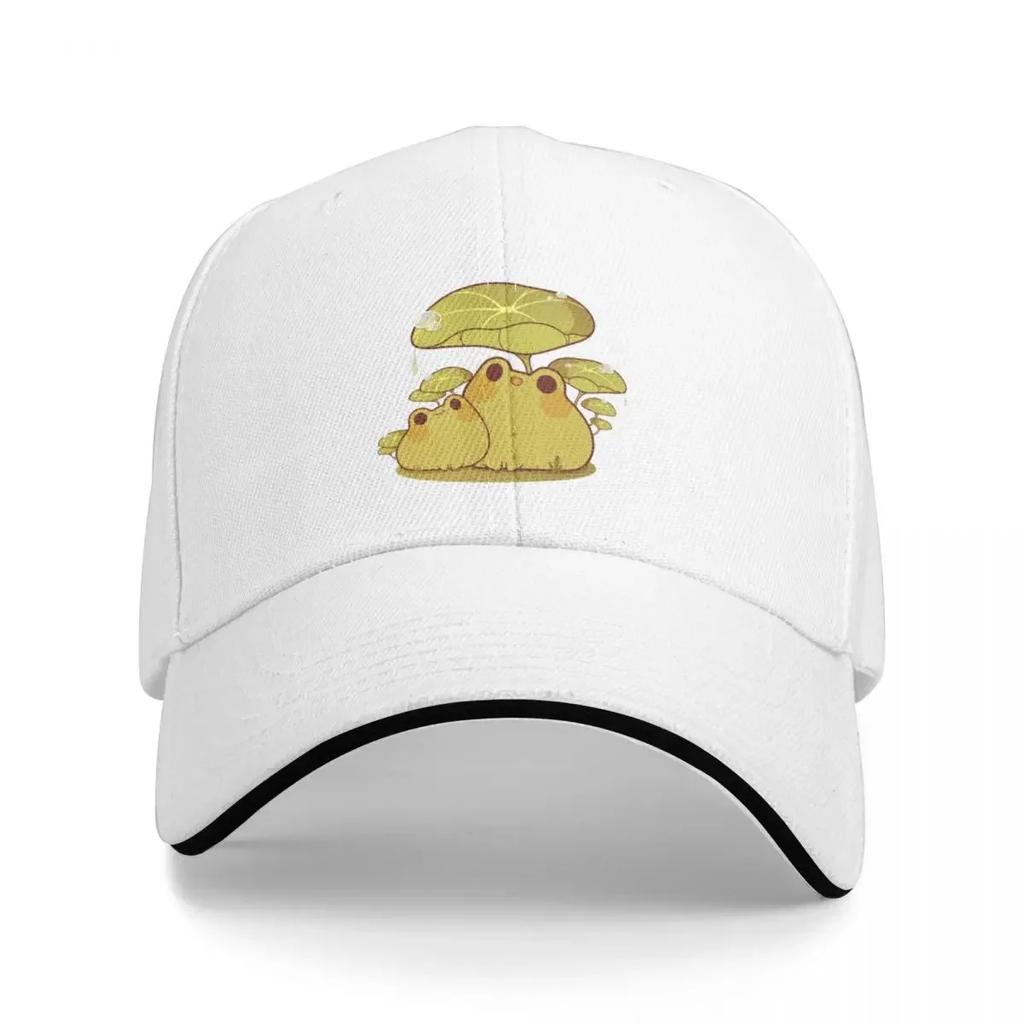 Froggies Together In the Rain Baseball Cap Hip Hop Trucker Hat New In Hat Vintage Unisex Golf Wear Women's