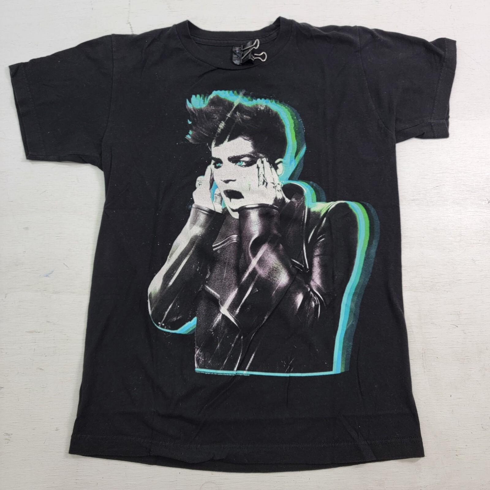 Adam Lambert American Idol Trespassing Double Sided 2012 Tour T-Shirt Mens Sz S S
