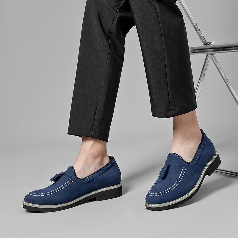 Lightweight Business Moccasin Shoes 2025 New Men's PU Leather Loafers Slip-On Comfortable Casual Shoes for Men Breathable Flats