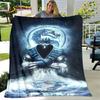 New Cartoon Mortal Kombat Blanket,Flannel Blanket Throw Blanket,Soft Warm Blanket for Living Room Bedroom Beds Sofa Decor Gift