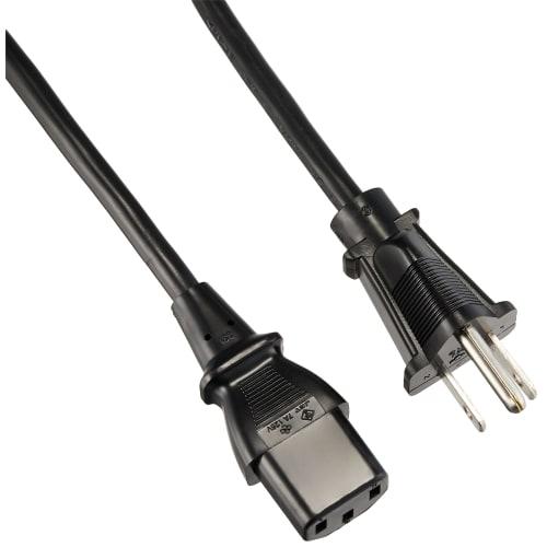 Buffalo BUFFALO Power Cable 3 Pin Socket (female) 3 Pin Plug (male) 2m BSACC0720BKA Black