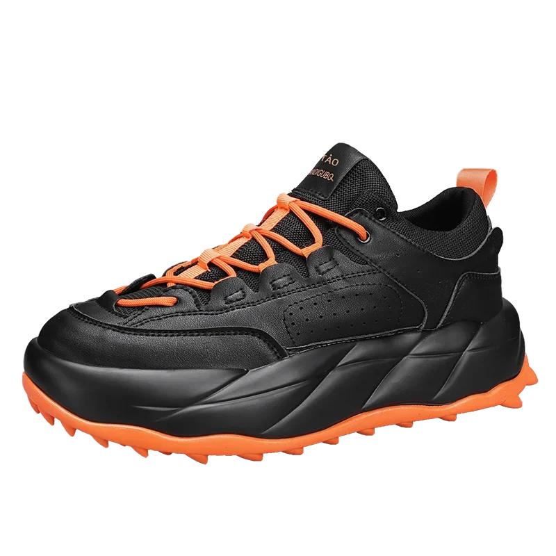 Fashion Men's Casual Sneakers Shoes Trendy All-match Outdoor Shoe Anti-slip Wear-resistant Mens Shoe High-elastic Casual Mens Shoes Hot