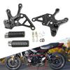 For Kawasaki Z900 2017- Foot Rest Pedals Front Driver Foot Pegs Bracket Assembly Motorcycle Accessories