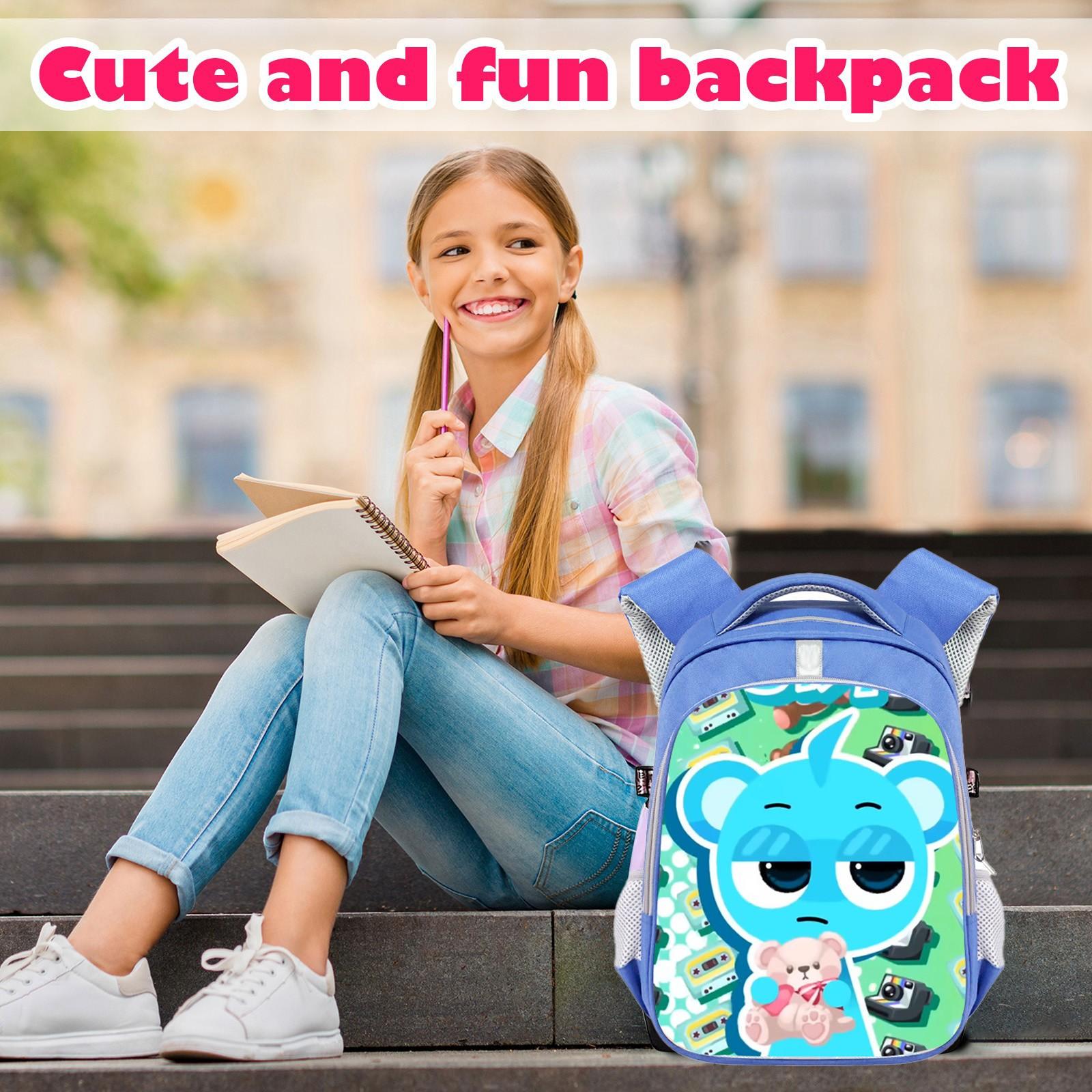 

Elementary School Cartoon Backpack And Peripheral Backpack One Size