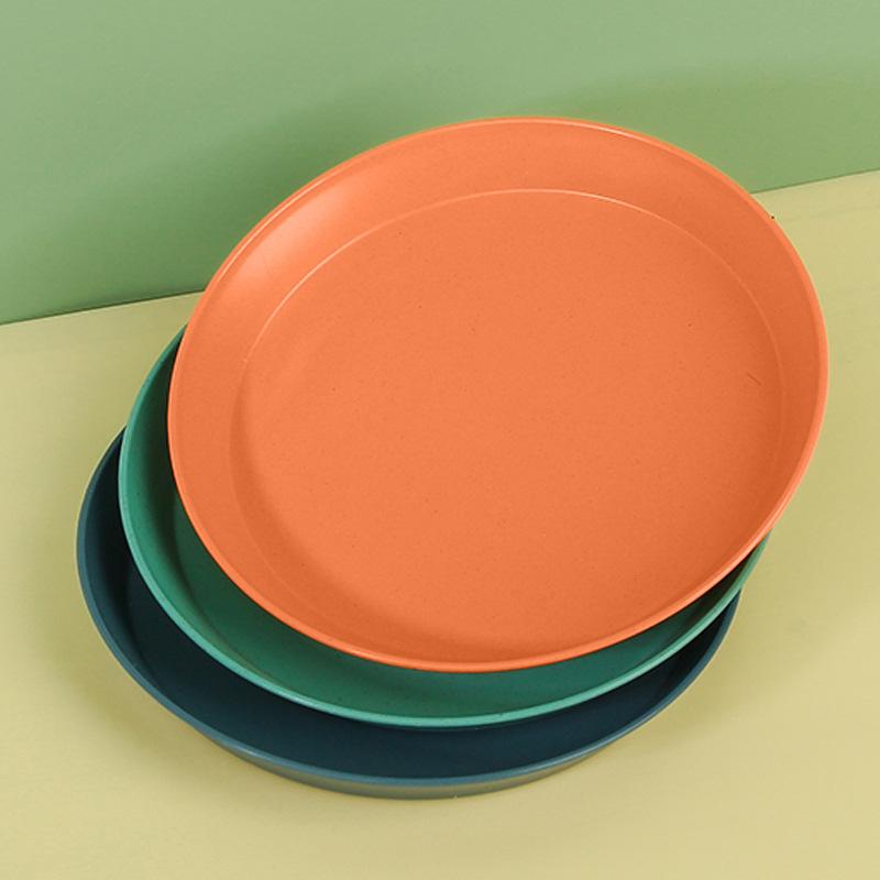 Domestic Round Creative Coloured Hotel Commercial Buffet Plates
