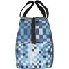Blauer Pixel Männer Frauen Erwachsene Frohes Thanksgiving Halloween Lunchtasche Snacktasche für Arbeit Büro Outdoor Picknick Wasserdicht