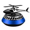 Solar-Powered Rotating Car Air Freshener - Helicopter & Airplane Aromatic Ornament for Car Interior Decoration