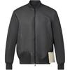 Leather Jacket Men's Dark Gray 1A9G8Z
