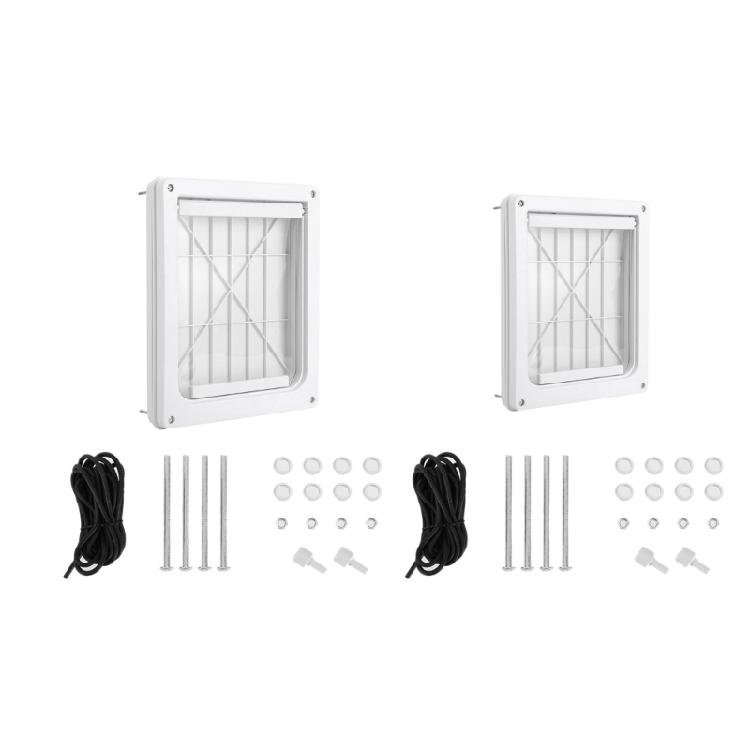 Durablity Cats Flap Door with Removable Panel Security Flap Door for Dog Use