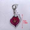 Anime Hazbin Hotel Figures Q Edition Acrylic Key Rings Fashion Anime Action Figure Collection Toys Bag Pendant Lovely Gift In Stock