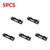 1-10pcs 18650 SMT Battery Holder 18650 SMD Battery Box With Bronze Pins Rechargeable Battery Holder Clip Storage Case Power Bank