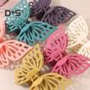 Large Hair Claw with Strong Grip Double-Layered Butterflies Shape Hair Clip Anti-slip Teeth Ponytail Clip Back Head Hair Claw