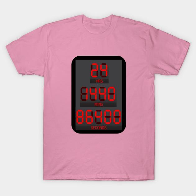 T Shirt Women 1 Day 24 Hours 1440 Minutes 86400 Seconds Harajuku Print Kawaii Tshirt Summer Short Sleeve Female T-Shirt Top Tee