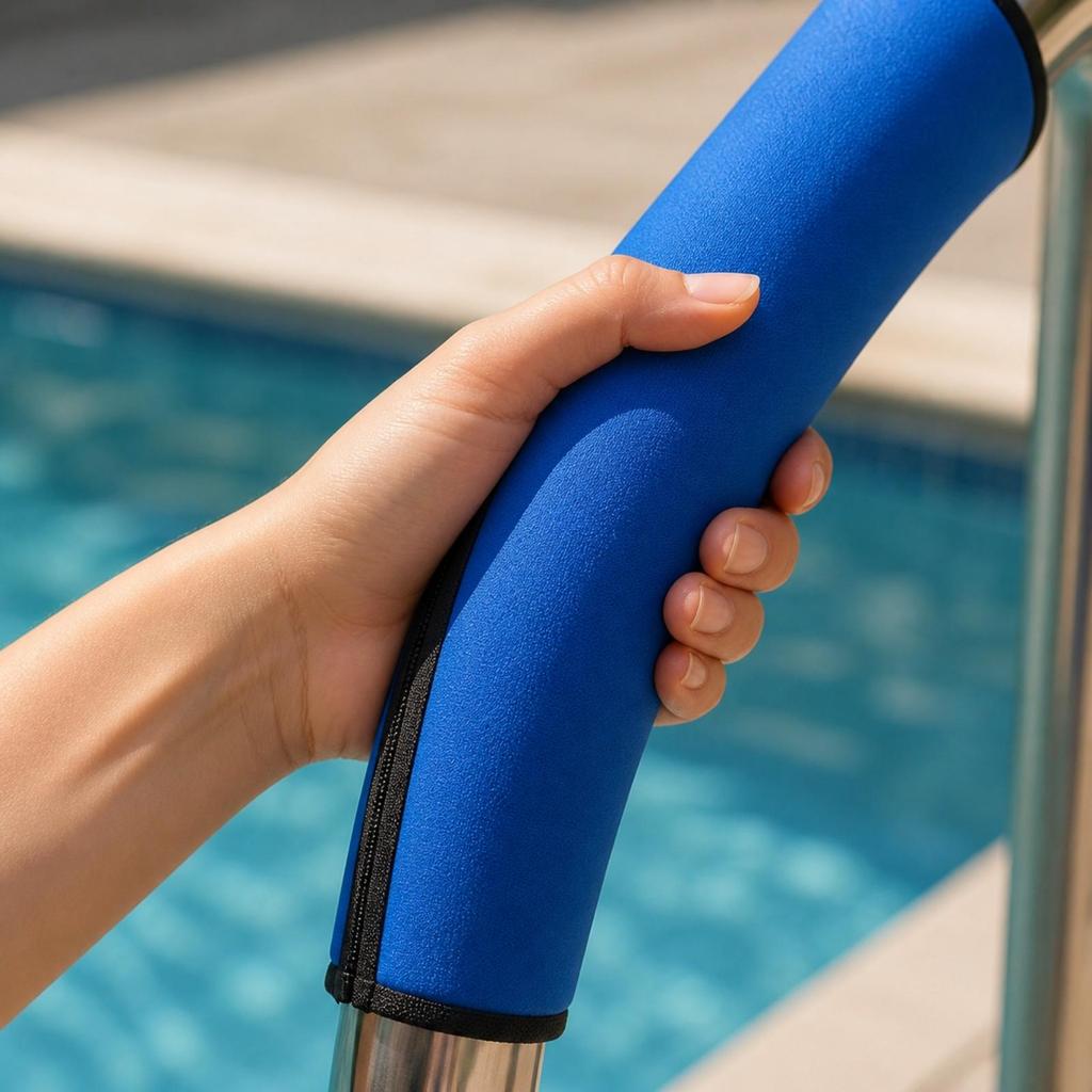 Neoprene Pool Handrail Cover Soft with Zipper Easy To
