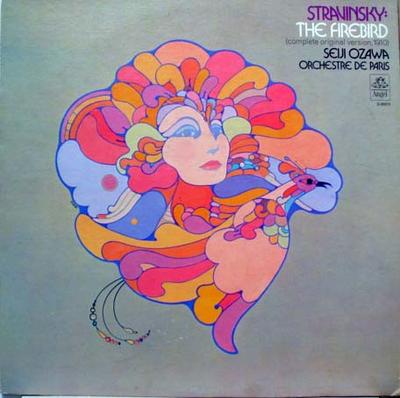 LP Record STRAVINSKY  SEIJI OZAWA ORCHESTRE  Firebird S36910 Angel Records 1973 US Classical Used