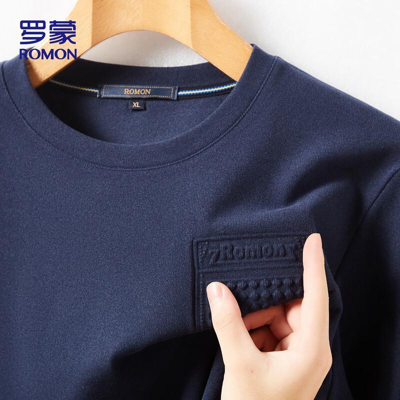 

ROMON Мужской повседневный пуловер с длинным рукавом XL