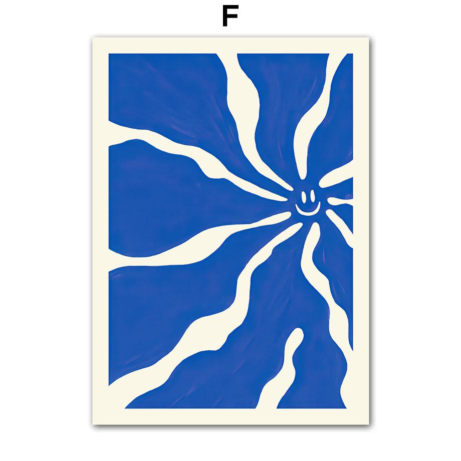 Pastellblumen Sonne Wellen Cocktail Minimalismus Wandkunst Leinwandmalerei Nordische Poster und Drucke Wandbilder Wohnzimmerdekor