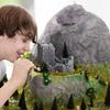 200 Pcs Miniature Garden Accessories, Including Animals, Mini Houses and DIY Dollhouse Decoration, Miniature Figurines, Micro Landscape Ornaments,