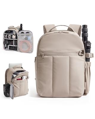Camera Backpack 12L Lightweight Camera Bag with Camera DSLR Full Tripod Laptop Waterproof Quick Access [BAGSMART] Compartments, Compatible, 180°