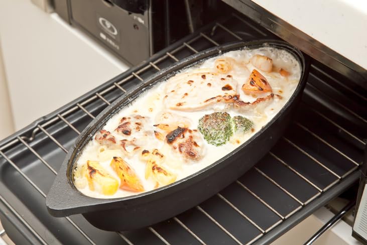 New Ikenaga Iron Works "Living with Iron" Slim Dutch Oven, IH Compatible, Gift Wrapping Available