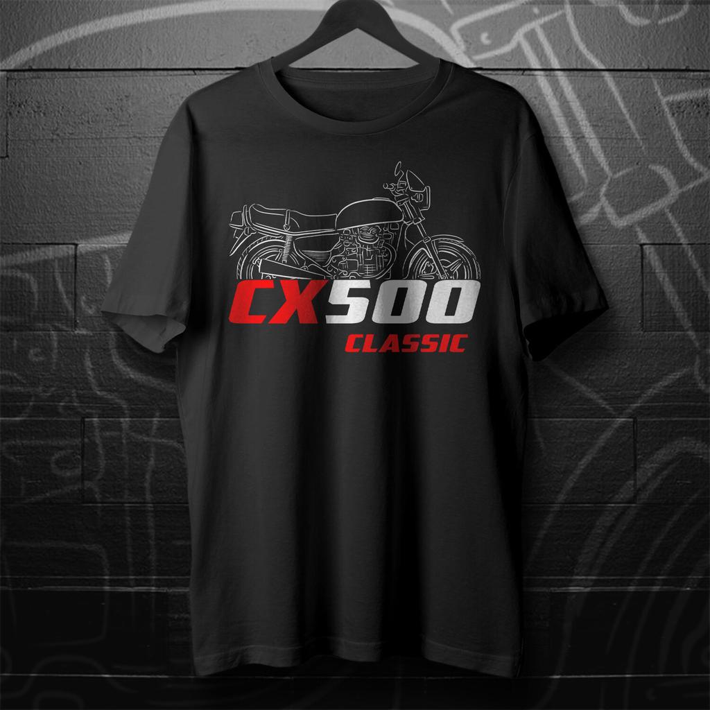 Seltenes Cx 500 Classic Turbo Custom 19781983 Motorrad T-Shirt Tägliches Radfahren Kann Tragen Baumwoll-T-Shirts Für Beide Unisex Und Unisex