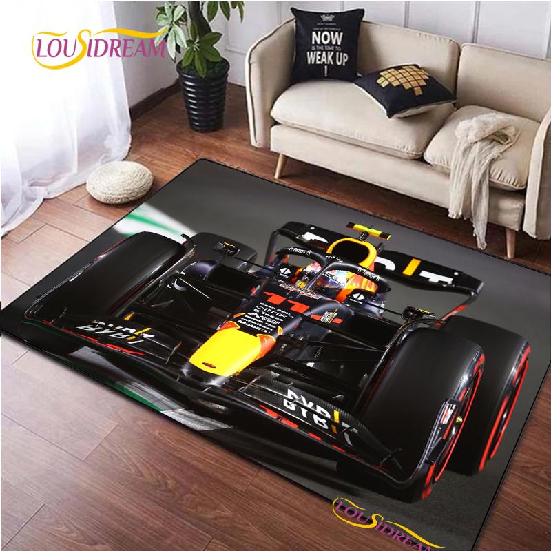 Racing Car Pattern Rug for Bedroom Living Room Carpet for Kitchen Floor Mats Home Decor Alfombra Kid Play Non-Slip Floor Pad Rug