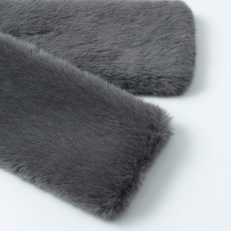 LALA Winter Fur Scarf - D Gray
