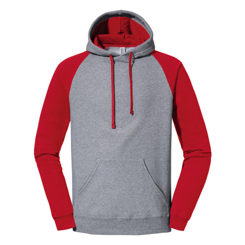 Jerzees Mens Colour Block Nublend Raglan Hoodie