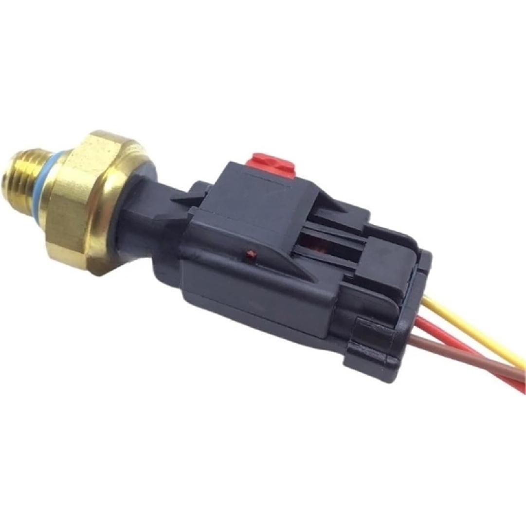 4921517 Compatible with Cummins ISX ISM ISX11.9 ISX15 Engine Oil Pressure Sensor + Electrical Pigtail Harness Connector Plug Sensor and Plug