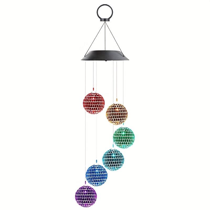 1pcs Color Changing Solar Wind Chimes - IPX5 LED Mobile Hanging Light for Garden, Patio, And Yard Christmas, Halloween Decoration 1pc