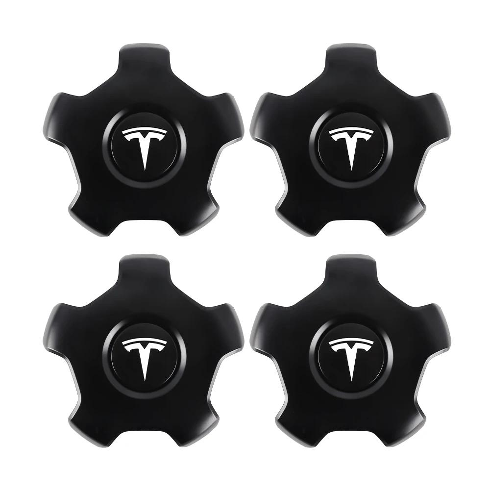 

Car Sticker 2025 Hot 4Pcs 180mm For Tesla 3 X S Y Original Hubcaps Car Wheel Center Covers Decoration Sticker ABS Auto Hub Caps