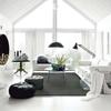 Living Room Rug Velvet Look Extra-soft Grey 160x230