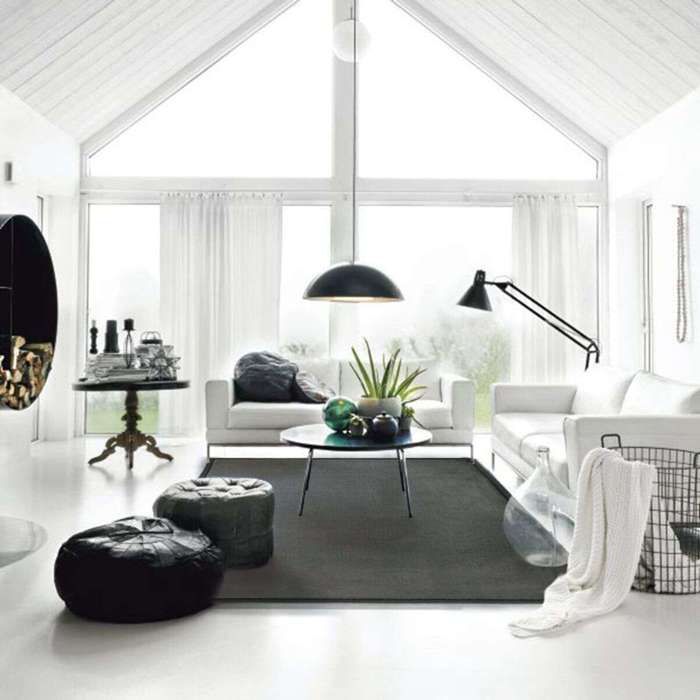 Living Room Rug Velvet Look Extra-soft Grey 160x230